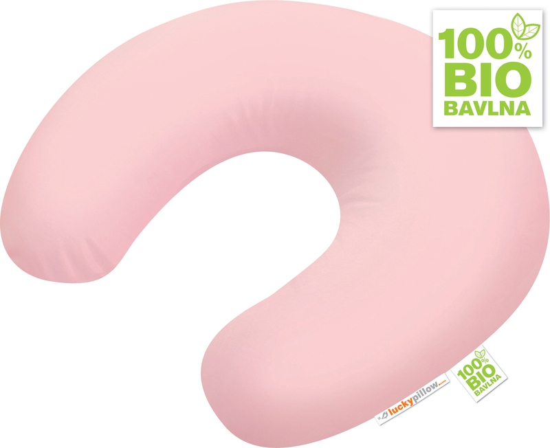 Kojící polštář Lucky Pillow
<br />BIO RŮŽOVÁ
<br />100 % BIO bavlna